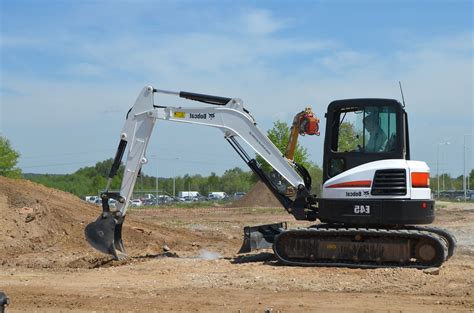 picture machine excavator vehicle digger ground sky