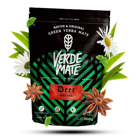 Verde Mate Green Deer 500g 500g Deer Yerba Mate Type Of Yerba