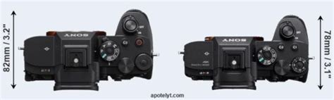 Size Comparson Sony A7rv Vs A7riv Sony Cameras Are Getting Bigger