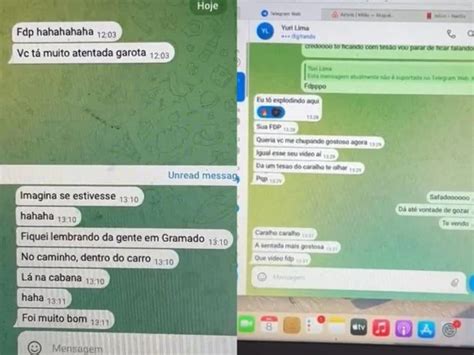 Veja prints de mensagens e áudios trocados entre o ex marido de Iza e