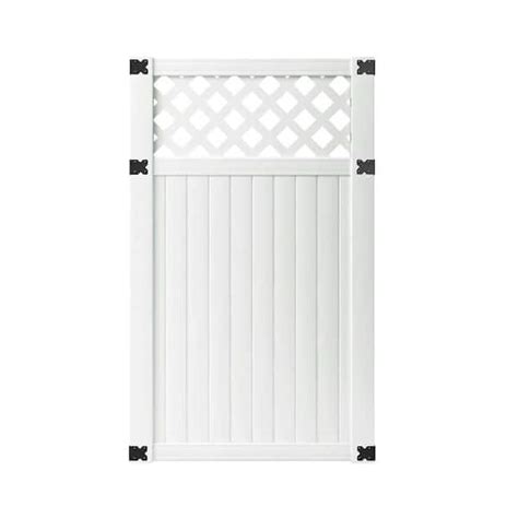 Have A Question About Veranda 3 1 2 Ft W X 6 Ft H White Vinyl