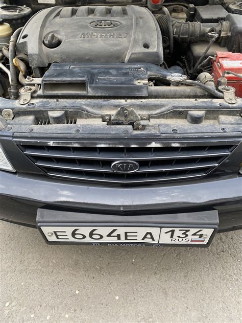 Перекрас решетки радиатора — KIA Spectra, 1,6 л, 2009 года | своими ...