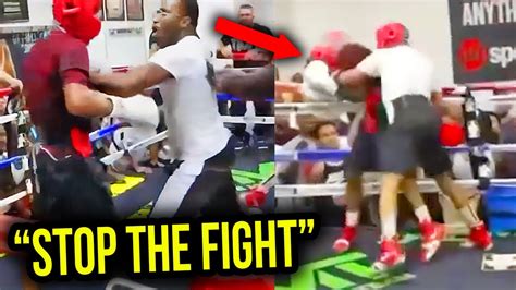 Gervonta Davis Sparring Devin Haney Leaked Footage Floyd Mayweather