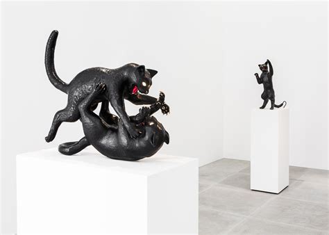 Studio Job S Pussy Cats Sculptures Capture Aggressive Feline Behaviour
