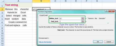 How To Count The Number Of Spaces Of Text String In Excel