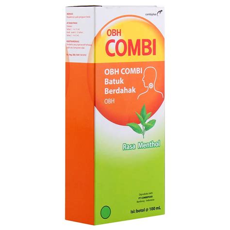 Jual Obh Combi Obat Batuk Berdahak Menthol Btl Ml Vitamin Ibu