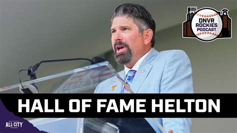 Todd Helton Inducted Into The Baseball Hall Of Fame And Trevor Story