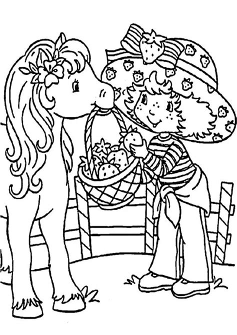 Free Easy To Print Strawberry Shortcake Coloring Pages Tulamama