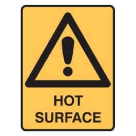 Safety Alert Picto Hot Surface Sign