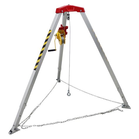 TECHTONGDA Confined Space Tripod Kit Confined Space Rescue Tripod Aluminum Alloy Emergency ...