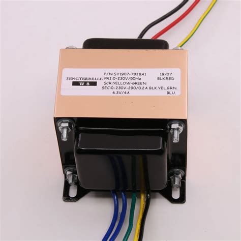 100 Вт аудио трансформатор типа ei выход 0V-230V-290V/0.2A+ 6,3 V/4A ...
