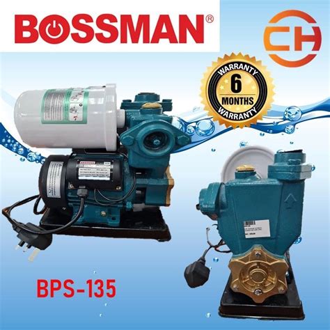 Bossman Intelligent Automatic Self Priming Home Water Booster Pump Bps135 Kuala Lumpur Kl