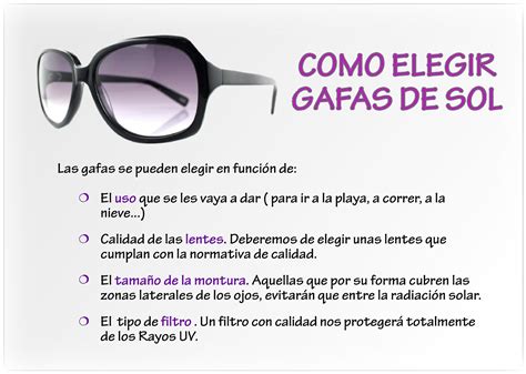 PRIMERA ÓPTICOS COMO ELEGIR GAFAS DE SOL