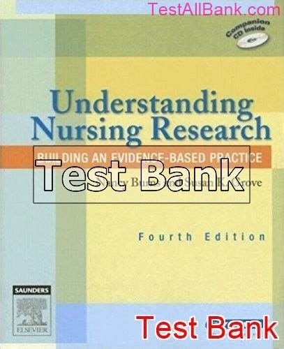 Understanding Nursing Research Th Edition Burns Test Bank