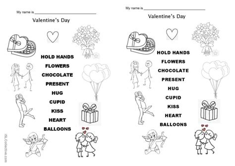 Valentines Day Vocabulary English Esl Worksheets Pdf And Doc