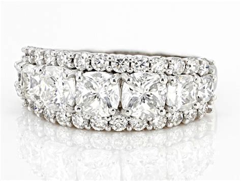 Moissanite Platineve Ring 3.50ctw DEW. - MFJ239 | JTV.com