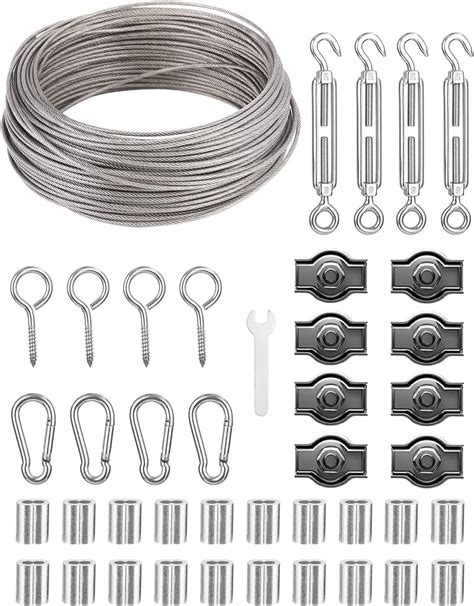 Tootaci Drahtseil Mm Edelstahl M Mm Edelstahlseil Set Stahlseil Mm