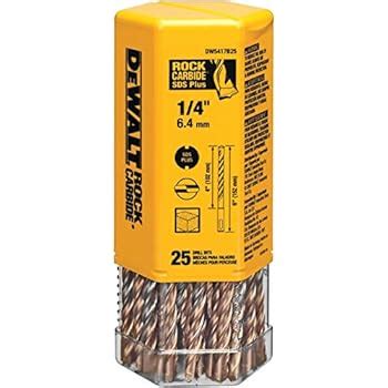 Dewalt Dw Inch By Inch Carbide Hammer Drill Bit Masonry