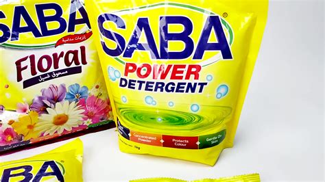 Saba Floral Detergent Powder Concentrate Laundry Washing Soap Clothes