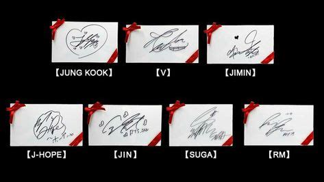 Firmas De BTS Bts Firma