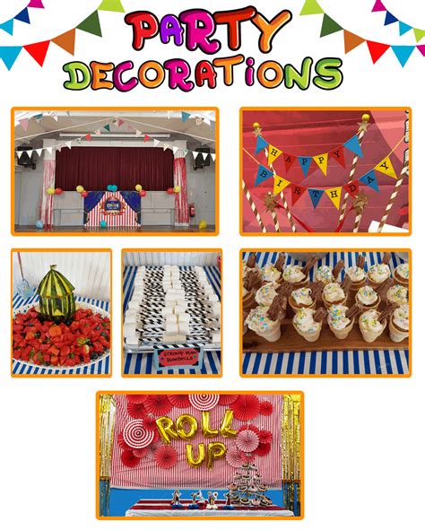 circus-party-decorations-ideas-new ⋆ Splats Entertainment