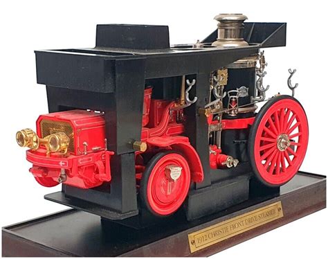 Franklin Mint Scale B Sr Christie Front Drive Steamer Red