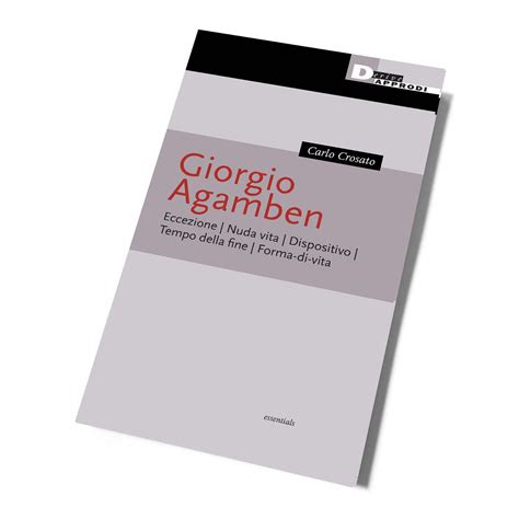 Giorgio Agamben - DeriveApprodi
