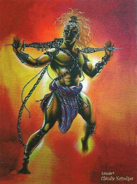 Oggun By Claudia Krindges Orisha Gods And Goddesses African Art