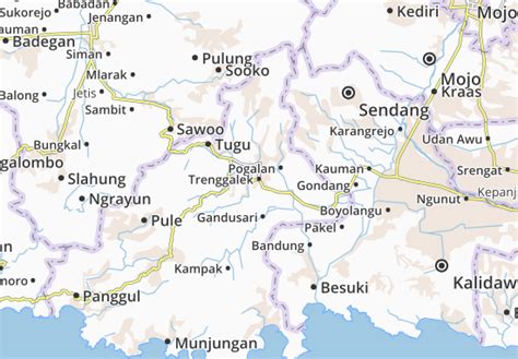 MICHELIN Trenggalek map - ViaMichelin