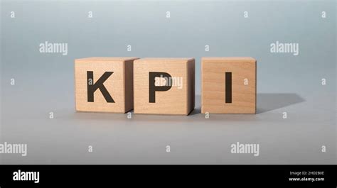 Acronym Kpi Key Performance Indicator Wooden Cubes With Letters