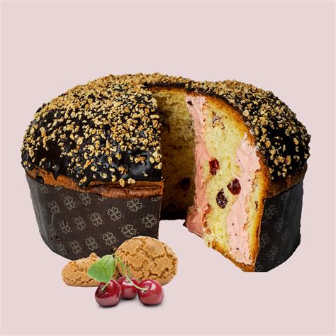 Panettone artigianale amaretti e amarena Agorà Maestri di