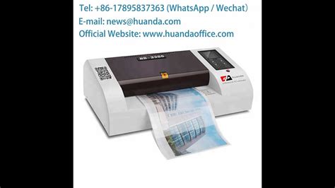 Hd 3306 Laminator With Hot 6 Rollers A3 A4 Size Photo Lamination