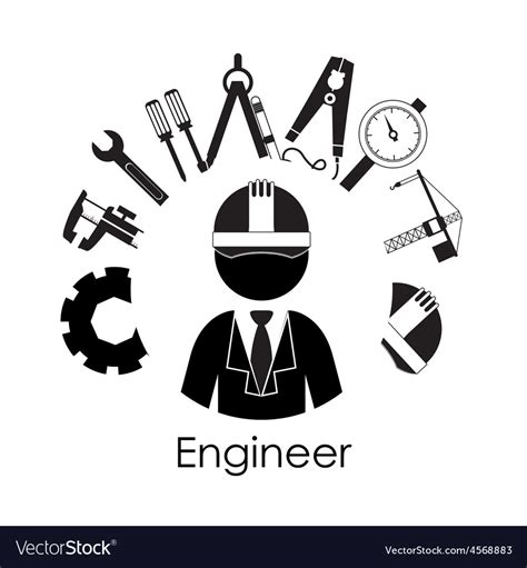 Engineer Design Royalty Free Vector Image Vectorstock