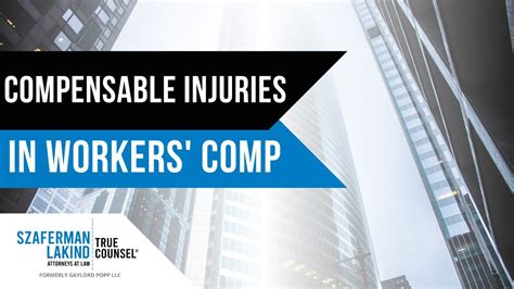 What Injuries Are Compensable Under New Jersey S Workers Comp Law