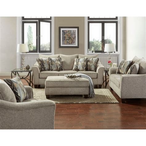 Shop Camero Fabric 4 Piece Living Room Set On Sale Free Shipping