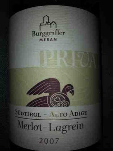 Kellerei Meran Burggr Fler Privat Merlot Lagrein Vivino Us