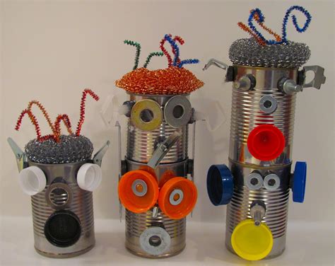 The Chocolate Muffin Tree Tin Can Magnetic Robots