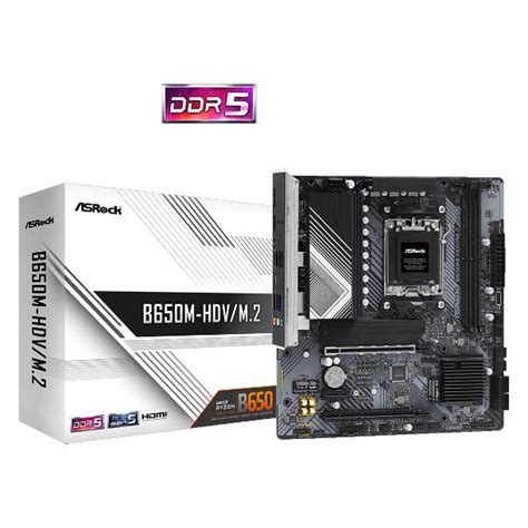 MOTHER ASROCK B650M HDV M 2 DDR5 AM5