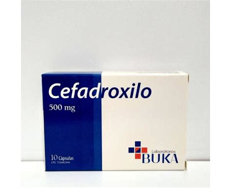 Medicina Cefadroxilo Mg X Cap Lab Buka Sihay