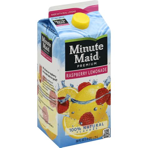 Minute Maid Premium Raspberry Lemonade Lemon Juice And Lemonade Chief Markets