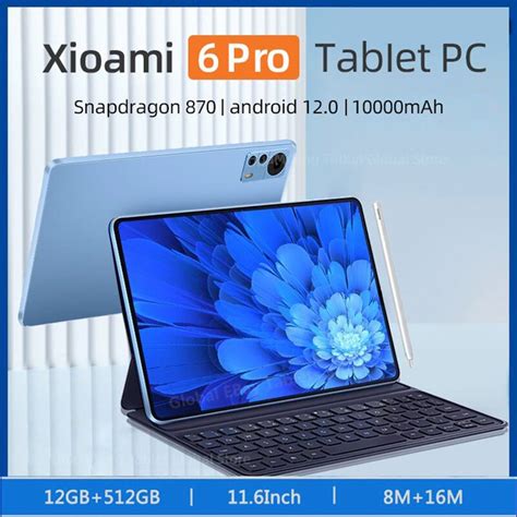 Original Global Version 12GB 512GB Snapdragon 870 Tablets PC Tablet ...