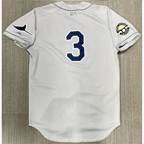 Team Issued Road Gray Appalachian League Jersey Tampa Bay Rays