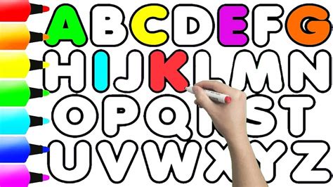 Abc For Kids Abcd Alphabet Art Adventure A To Z Drawing And