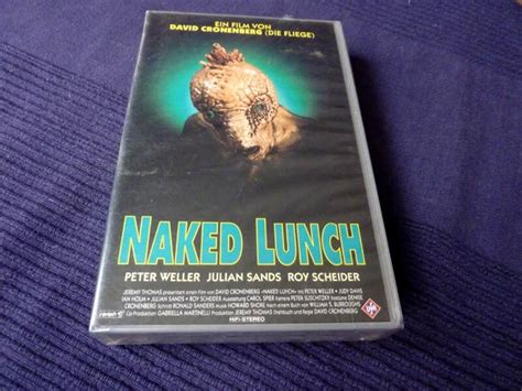 VHS NAKED LUNCH David Cronenberg Peter Weller Roy Scheider NEW Sealed Film 46 84 PicClick UK
