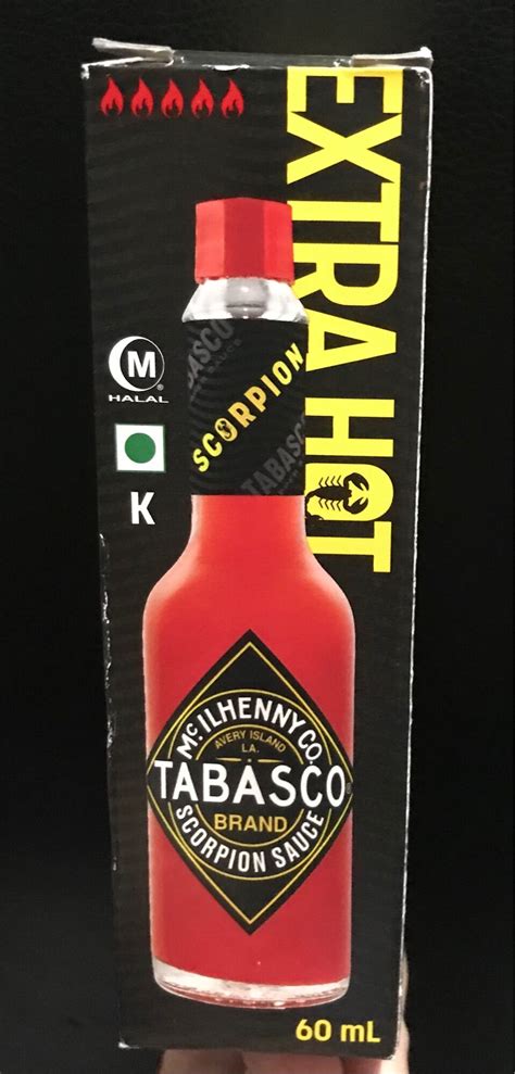 Tabasco Scorpion Extra Hot Pepper Sauce 60mL | Lazada PH