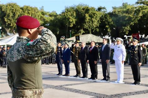 Gobernador Rubén Rocha y autoridades conmemoran el 110 aniversario del