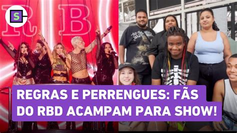 RBD no Brasil Fãs ACAMPAM no Rio de Janeiro e revelam como usam o