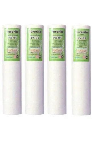 Purerite Polypropylene PP Spun Filter Cartridge Model Type PS 05 At