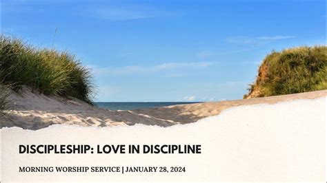 Discipleship Love In Discipline Youtube