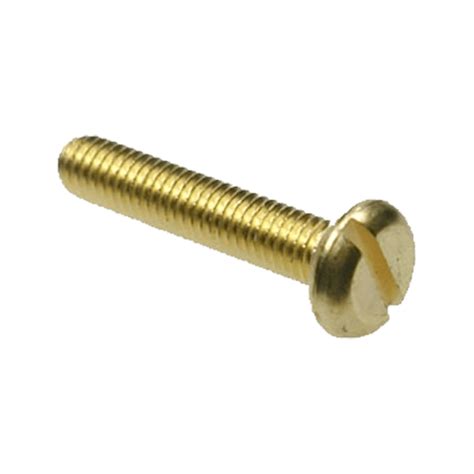 Brass Metric Slotted Pan Machine Screws Machine Screws